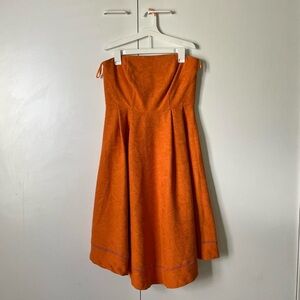 Orange Eva Mendes dress 🍊🧡